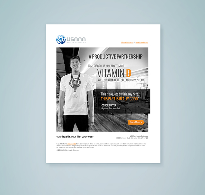 USANA email Vitamin D