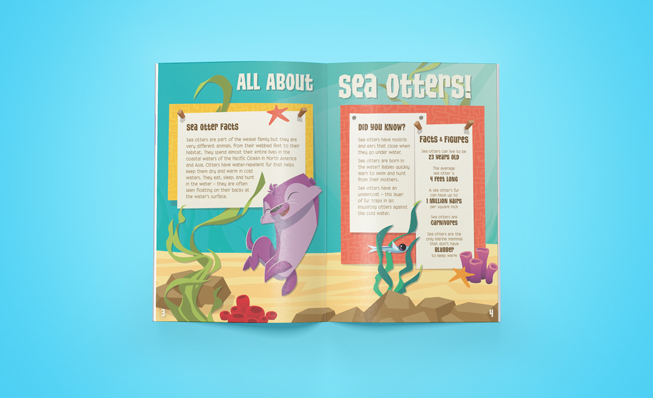 Animal Jam Minibook All About Sea Otters